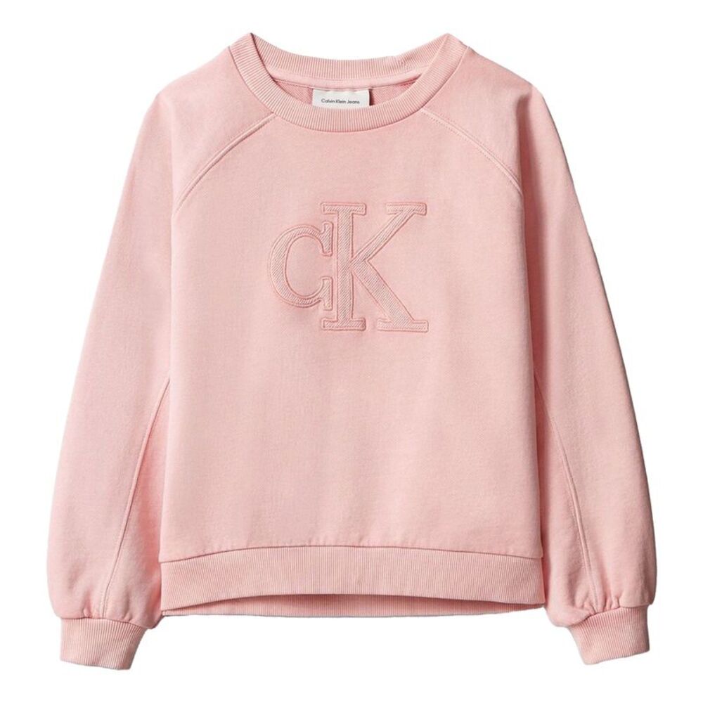 Calvin Klein Childrens/Kids Relaxed Fit Sweatshirt / Pink